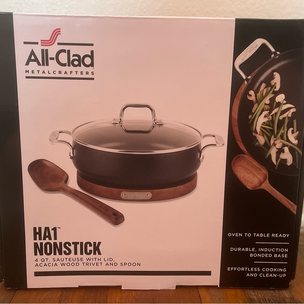 All-Clad ® HA1 Non-Stick 4-Qt. Sauteuse Pan